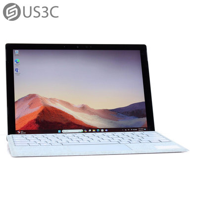 【US3C-台南店】【一元起標】微軟 Microsoft Surface Pro 7 12.3吋 2K 觸控螢幕 i5-1035G4 16G 256G 二手筆電