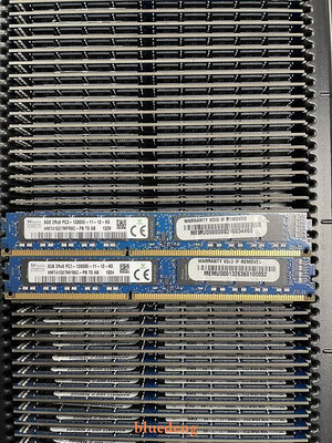 現代 SK 8G DDR3 1600 純ECC UDIMM 窄版VLP 12800E 伺服器記憶體