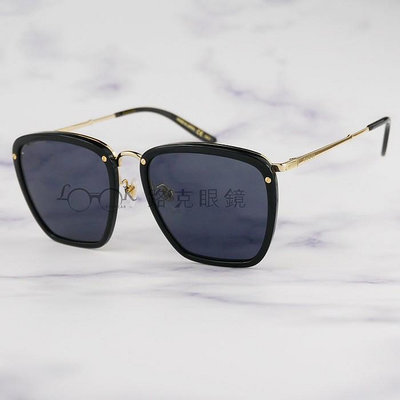 Gucci 太陽眼鏡 黑 時尚 形象廣告款 GG0673S 001