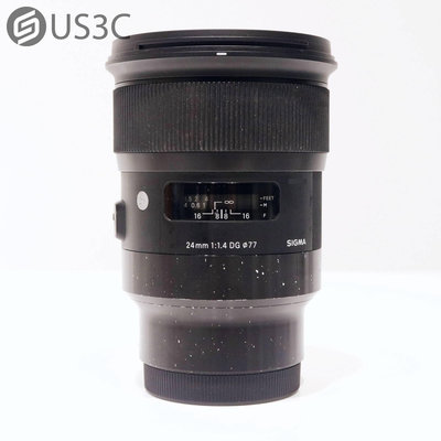 【US3C-青海店】【一元起標】Sigma 24mm F1.4 DG Art For Sony E接環 恆定光圈 防塵防水滴 二手鏡頭