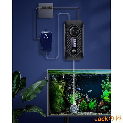 Jackの屋魚缸臭氧機 水族箱/魚池臭氧發生器 殺菌除藻除黃綠水腥臭定時調控 O3淨水