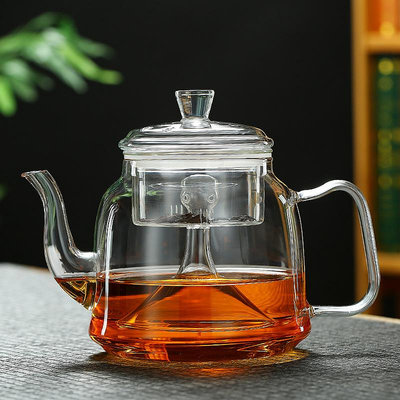 廠家出貨家用電陶爐玻璃蒸煮茶壺耐熱加厚泡茶茶具套裝養生壺圍爐煮茶器