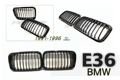 JY MOTOR 車身套件 - BMW E36 91 92 93 94 95 96 鋼琴 亮黑 水箱罩 水箱柵