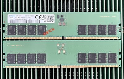 三星 32G 2RX8 DDR5 4800B UDIMM M323R4GA3BB0-CQKOD 桌機機記憶體
