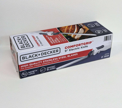 BLACK+DECKER 百工 EK500-W 白色 電動麵包刀 吐司刀 9吋不鏽鋼刀片 EK-500B 可切肉 起士