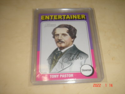 美國職棒 美國樂團 表演者 Tony Pastor  2009 Topps Heritage #88 球員卡