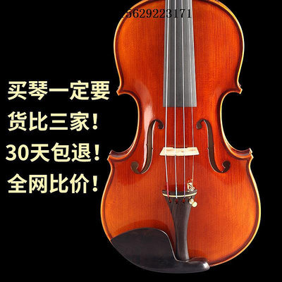 小提琴梵阿玲V005歐料手工小提琴初學者入門考級兒童成人大學生專業演奏手拉琴