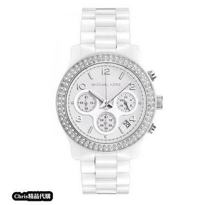 現貨代購 Michael Kors MK5188 陶瓷 水鑽 三環 手錶 腕錶 經典手錶錶 腕錶 歐美時尚 美國代購 可開發票