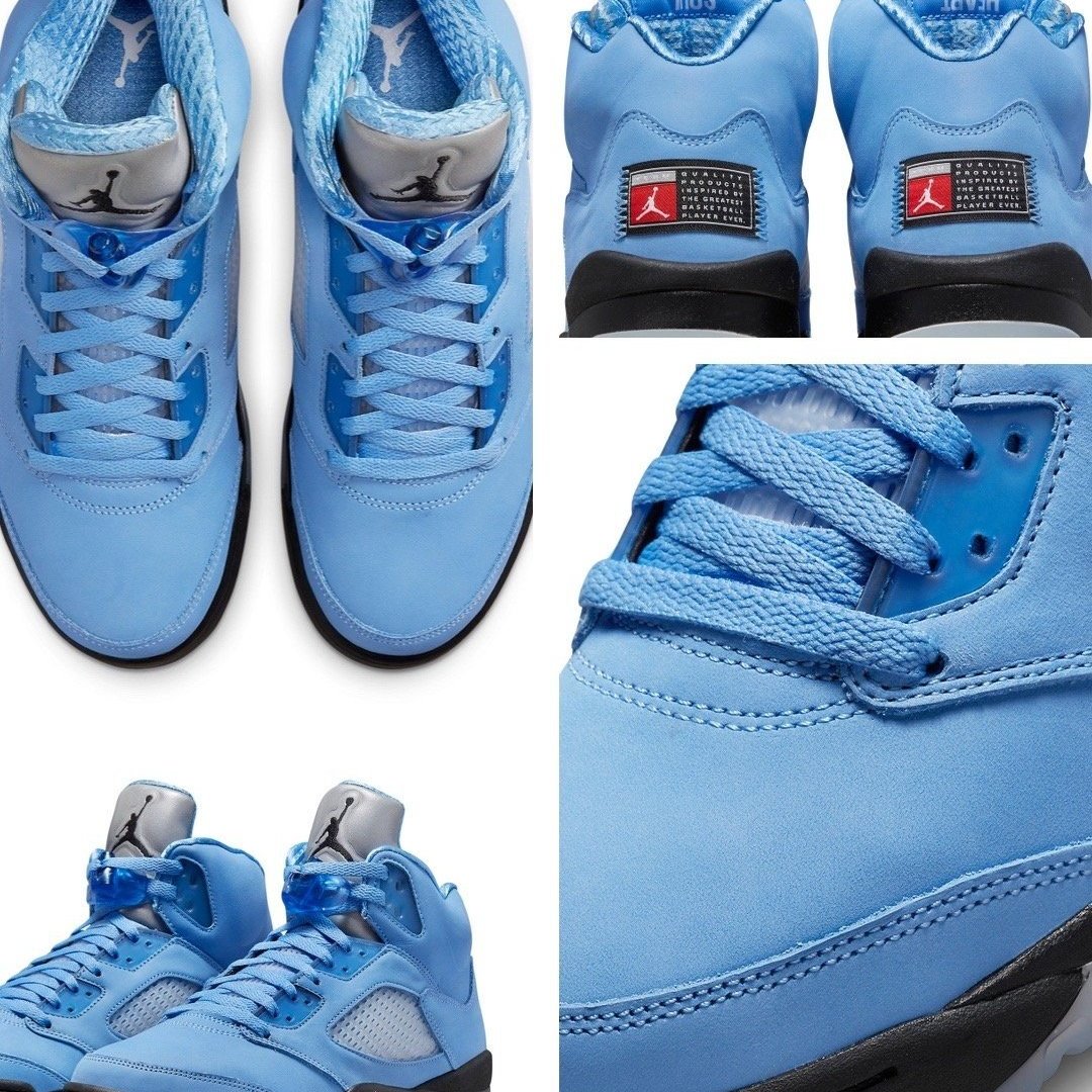 致敬母校！NIKE AIR JORDAN 5 RETRO SE UNC 2023 白北卡藍 DV1310-401