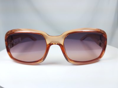 『逢甲眼鏡』GIORGIO ARMANI 太陽眼鏡 全新正品 透明橘 方框 漸層紫鏡面【GA220/S KAI】