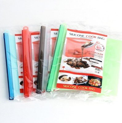日本KOMEKI.0206.矽膠保鮮袋 白金矽膠食物保鮮密封袋1000ml 廚房水果蔬菜矽膠保鮮袋B