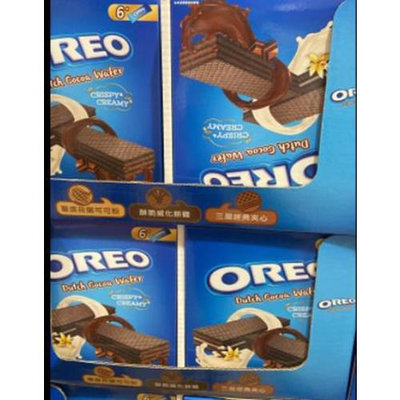 OREO 濃脆巧克力夾心酥 6盒入 共842.4公克 C135761 COSCO代購