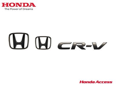 【Power Parts】HONDA 日規原廠黑色標誌組 HONDA CR-V 5代 尾款賣場