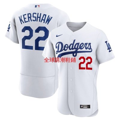 cosplay 偽娘 MLB洛杉磯道奇Los Angeles Dodgers棒球服22#Clayton Kershaw球衣-時尚穿搭-情趣天堂