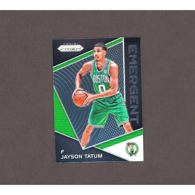 (RC)塞爾提克一哥 Jayson Tatum 漲值保證Prizm Emergent Rookie Celtics 新人RC金屬球員卡 2017-18