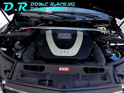 【童夢國際】D.R DOME RACING BENZ C-Class W204 C300 引擎室拉桿 前上拉桿 C250
