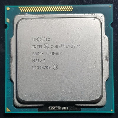 Intel 三代 Core I7-3770 ( 3.4 ~ 3.9G ) 處理器、拆機二手測試良品、附原廠銅心散熱風扇