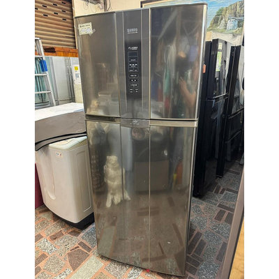 龍潭二手家具推薦 SAMPO聲寶SR-N53DV變頻530公升電冰箱 雙層冰箱 家用冰箱 廚房冰箱 保鮮冰箱