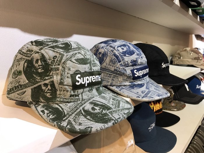 テレビで話題 SUPREME 100 dollar bill camp cap asakusa.sub.jp