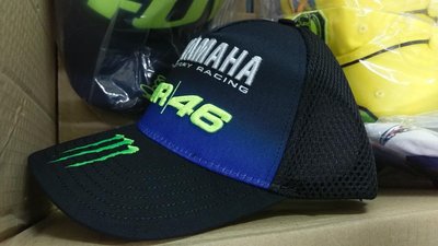 理萬姬monster sponsor motogp Rossi vr46 魔爪贊助商 Yamaha 山葉 棒球帽 布帽
