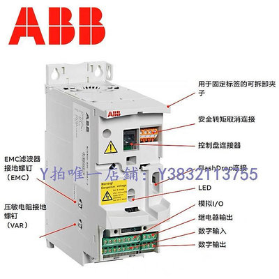 變頻器 ABB變頻器ACS355/510/580/1.1/7.5/132中英文控制面板90/15/4/3KW