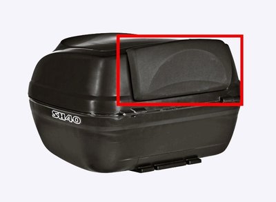 台中一中街) 西班牙 SHAD SH40 SH37 SH45 SH49 機車行李箱 ( 漢堡箱 後箱)專用後靠枕 靠背