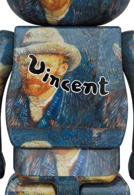 日貨代購CITY】BE@RBRICK Van Gogh Museum 梵谷自畫像1000% 庫柏力克熊