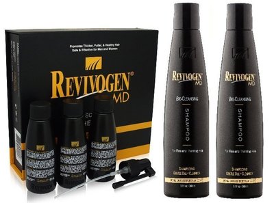 【絲髮小舖】Revivogen立髮健鋸棕櫚高效養髮液MD版+兩瓶BIO賦活洗髮乳 最受歡迎經濟組