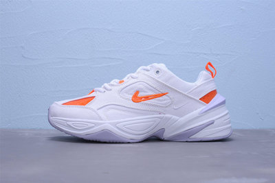 Nike Air M2K Tekno 復古 白橙 牛仔 休閒運動慢跑鞋 男女鞋 老爹鞋 BV0970-100【ADIDAS x NIKE】
