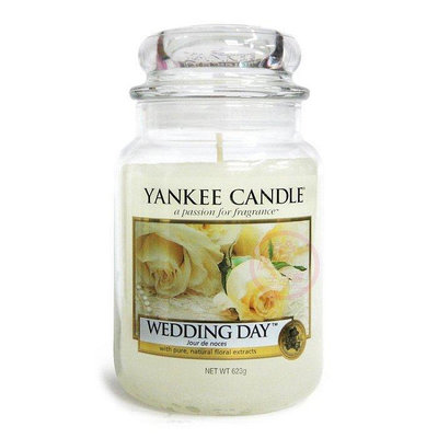 便宜生活館【家庭保健】Yankee Candle 香氛蠟燭 22oz /623g (婚禮的祝福) 全新商品