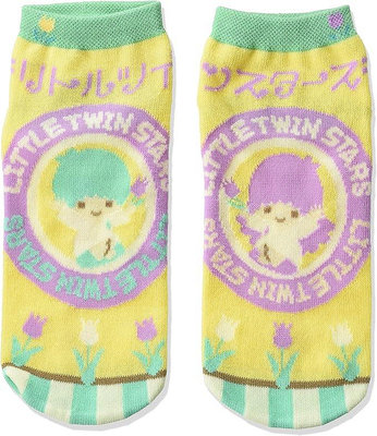 §A-mon日本雜貨屋§日本正版Sanrio三麗鷗家族雙子星 kikilala可愛女生襪子 短襪