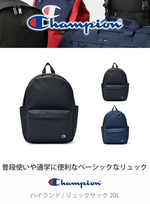 【Mr.Japan】日本限定 冠軍 champion 手提 後背包 極簡 素色 logo 黑 藍 預購款