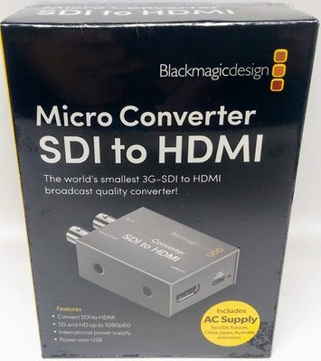 BlackMagic Design Micro Converter SDI to HDMI 超迷你轉換器 公司貨 附AC