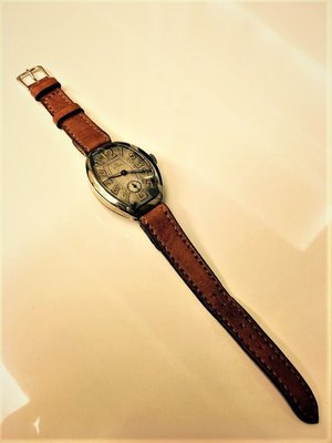 歐米茄固定錶耳牛皮錶帶巧將手工錶帶Omega vintage watch fixed lug leather strap
