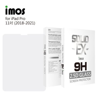 【賽門音響】iPad Pro 11吋2018-21/iPad Air 4/5 10.9吋imos 2.5D平面滿版玻璃貼