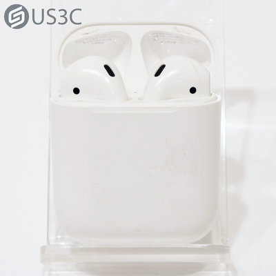 【US3C-青海店】公司貨 Apple AirPods 2 藍牙耳機 Lightning 有線充電盒 嘿Siri 自動連接 二手藍芽耳機