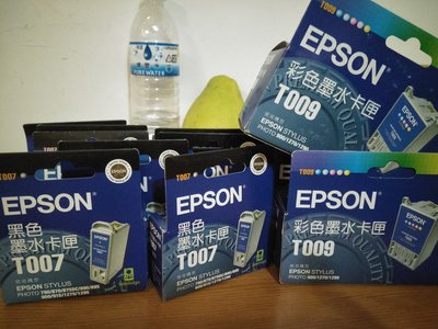 全新 EPSON T007黑色 原廠盒裝墨水匣