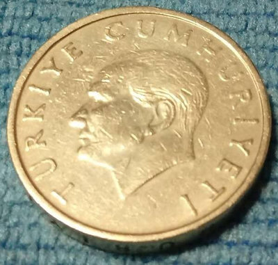 土耳其 KM#1027.1 1995 10000 Lira(10 Bin Lira)