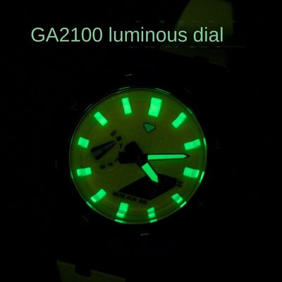 發光手錶錶盤夜光時標適用於 GA2100 GA2110 錶盤環 DIY 手錶刻度環索引改裝錶盤手錶配件