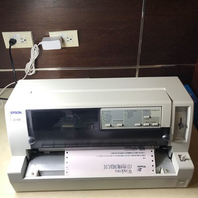愛普生Epson LQ-680C中古24針點陣式印表機特價$3000元＋色帶x1