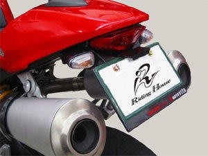 DNS部品 日本 Riding House Ducati Monster 696 796 1100 碳纖維短牌架 carbon LED牌照燈