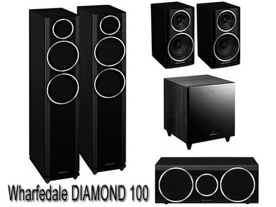 台中*崇仁視聽音響* Wharfedale DIAMOND 155+DIAMOND 101C+DIAMOND 121+ Diamond 10SX-Sub