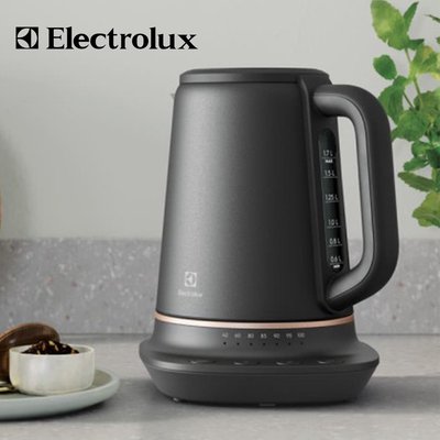 Electrolux 伊萊克斯 1.7L不鏽鋼溫控電茶壺 E7EK1-60BP
