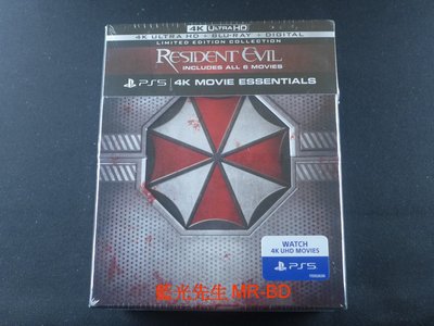 [藍光先生UHD] 惡靈古堡 1-6 6UHD+6BD 精裝套裝版 Resident Evil