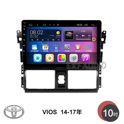 豐田 VIOS 14-17年 10吋安卓主機 多核心 IPS 導航 藍芽 手機鏡像 WIFI 安卓機