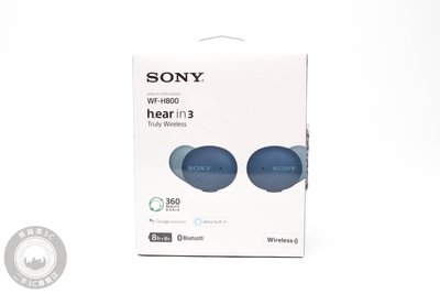 【高雄青蘋果3C】SONY WF-H800 真無線藍牙耳機 藍 全新品#58013