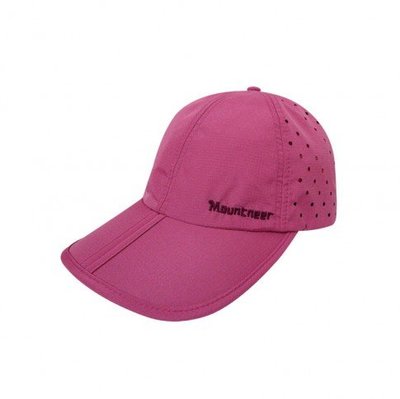 【山林】11H16-45 紫紅 中性 透氣可折抗UV棒球帽 遮陽帽防曬帽 露營登山健行 Mountneer