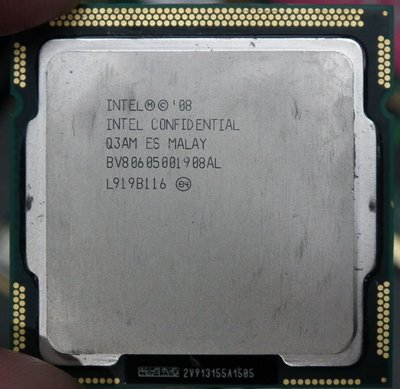 ES LGA1156 XEON X3460 Q3AM I7-860 INTEL CPU 非正式版 四核心 2.8G