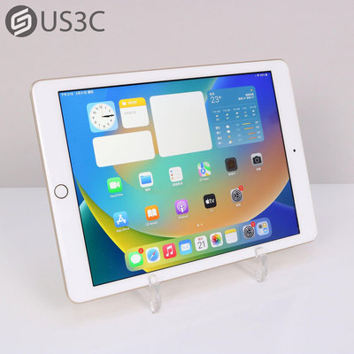 【US3C-小南門店】【一元起標】公司貨 Apple iPad 5 第五代 32G WiFi Retina顯示器 9.7吋 金色 Touch ID 二手平板