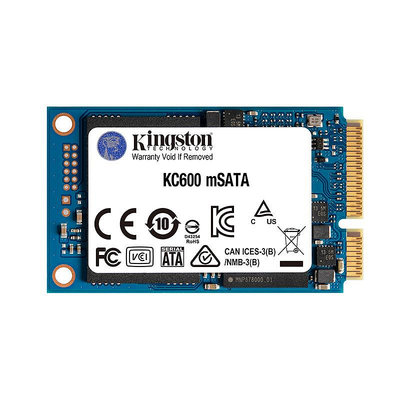 Kingston/金士頓SKC600MS 256G 筆電SSD固態256g msata固態硬碟
